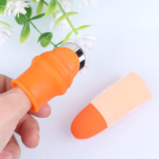 1 Pair V Thumb Cutter with Box used in all kinds of household and official kitchen purposes for peeling and cutting of various types of vegetables and fruits etc.