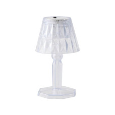 2in1 Transparent Mini Crystal Table Lamp with Reflection Light