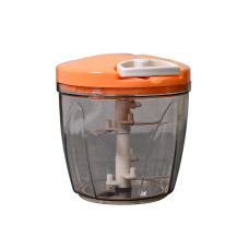 6 BLADE 2IN1 MANUAL FOOD CHOPPER, COMPACT & POWERFUL HAND HELD VEGETABLE CHOPPER (1000Ml)