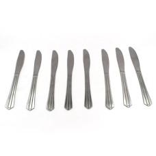 8 Pieces Dinner Knife Cutlery Set Used for Salad sandwich and Portable to be Taken for Outing or Picnic