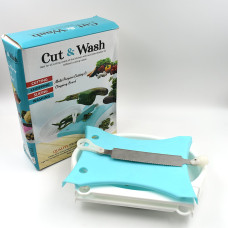 Adjustable Cut N Wash used in all kinds of household and kitchen purposes for cutting and washing simultaneously of vegetables and fruits etc.