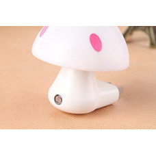 Automatic Night Sensor Mushroom Lamp (0.2 watt, Multicolour)