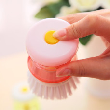 Cleaning Brush with Liquid Soap Dispenser