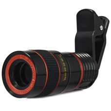 Clip-on 8X Optical Zoom Telescope Phone Camera Lens