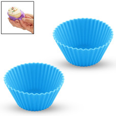 Cup Cake Silicone Molds for Cupcakes / Muffins / Jelly (2 Pc Set)