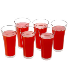 Drinking Glass Juice Glass Water Glass Set of 6 Transparent Glass