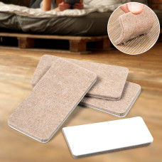 FURNITURE PAD SQUARE FELT PADS FLOOR PROTECTOR PAD FOR HOME & ALL FURNITURE USE (Pack Of 4 Pc)