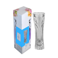 Glass Flower Pot, Crystal Clear Vase for Living