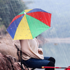 Hands Free Umbrella Hat to Protect from Sun & Rain