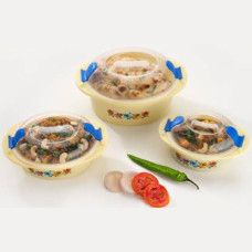 Hot N Fresh Insulated Plastic Casserole Gift Set (3 Pieces)