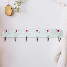 Multipurpose Self-Adhesive hooks (1 Pc / 6 Hook)