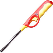 Plastic Flame & Gas refillable Lighter (Multicolour)