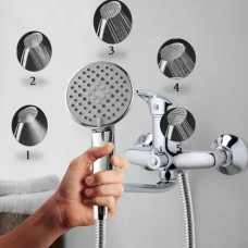 Shower Head Multi-Function Plastic High Pressure Shower Spray for Bathroom