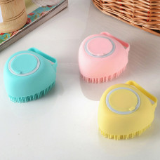 Silicon Massage Bath Brush Hair, Scalp & Bathing Brush For Cleaning Body