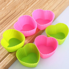 Silicone Loving Heart Shaped Baking Mold Fondant Cake Tool Chocolate Candy Cookies Pastry Soap Moulds