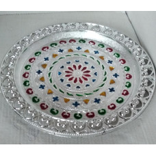 Silver Plated Pooja Thali