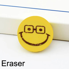 Smiley Design Eraser (1 Pc / Mix Design)