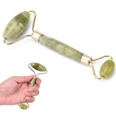 Smooth Facial Roller & Massager Natural Massage Jade Stone