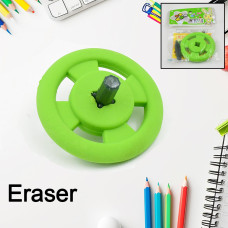 Spinning Tops Shape Eraser (1 Pc / Mix Design)