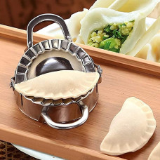 Stainless Steel Dumpling Maker, Dough Cutter Pie Mold Tool.