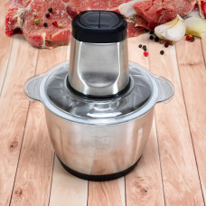 Stainless Steel Electric Meat Grinders with Bowl Heavy for Kitchen Food Chopper, Meat, Vegetables, Onion , Garlic Slicer Dicer, Fruit & Nuts Blender (3L)