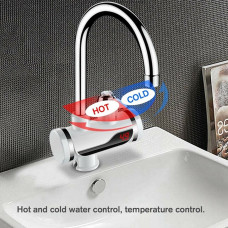 Stainless Steel LED Digital Display Instant Heating Electric Water Heater Faucet Tap, Geyser