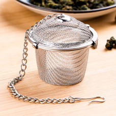 Stainless Steel Spice Tea Filter Herbs Locking Infuser Mesh Ball