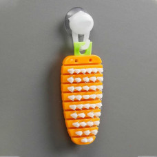 Vegetable Scrubbing Brush, Vegetable Scrubber Nonâ€‘Toxic Fruit Brush Carrot Shape Vegetable Brush for Potato for Vegetable