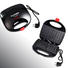 Waffle Maker, Makes 2 Square Shape Waffles| Non-Stick Plates| Easy to Use with Indicator Lights